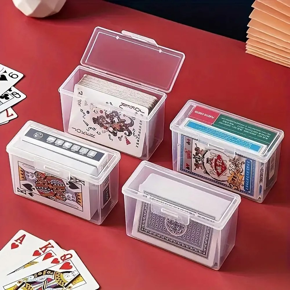 [해외] 건전지케이스 13PCS 카드 놀이 상자 투명 부품 배치 데크 할로윈 포커 크리스마스 이미지 추수 감사절 케이