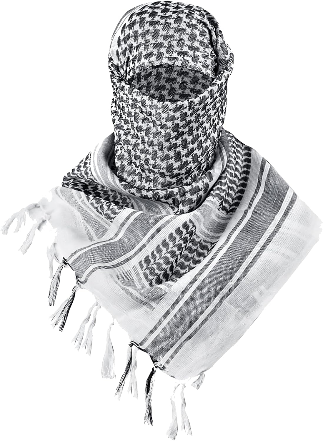 [오늘출발] [해외] 남성용 태슬이 달린 무료 병사 스카프 밀리터리 셰마 전술 사막 케피예