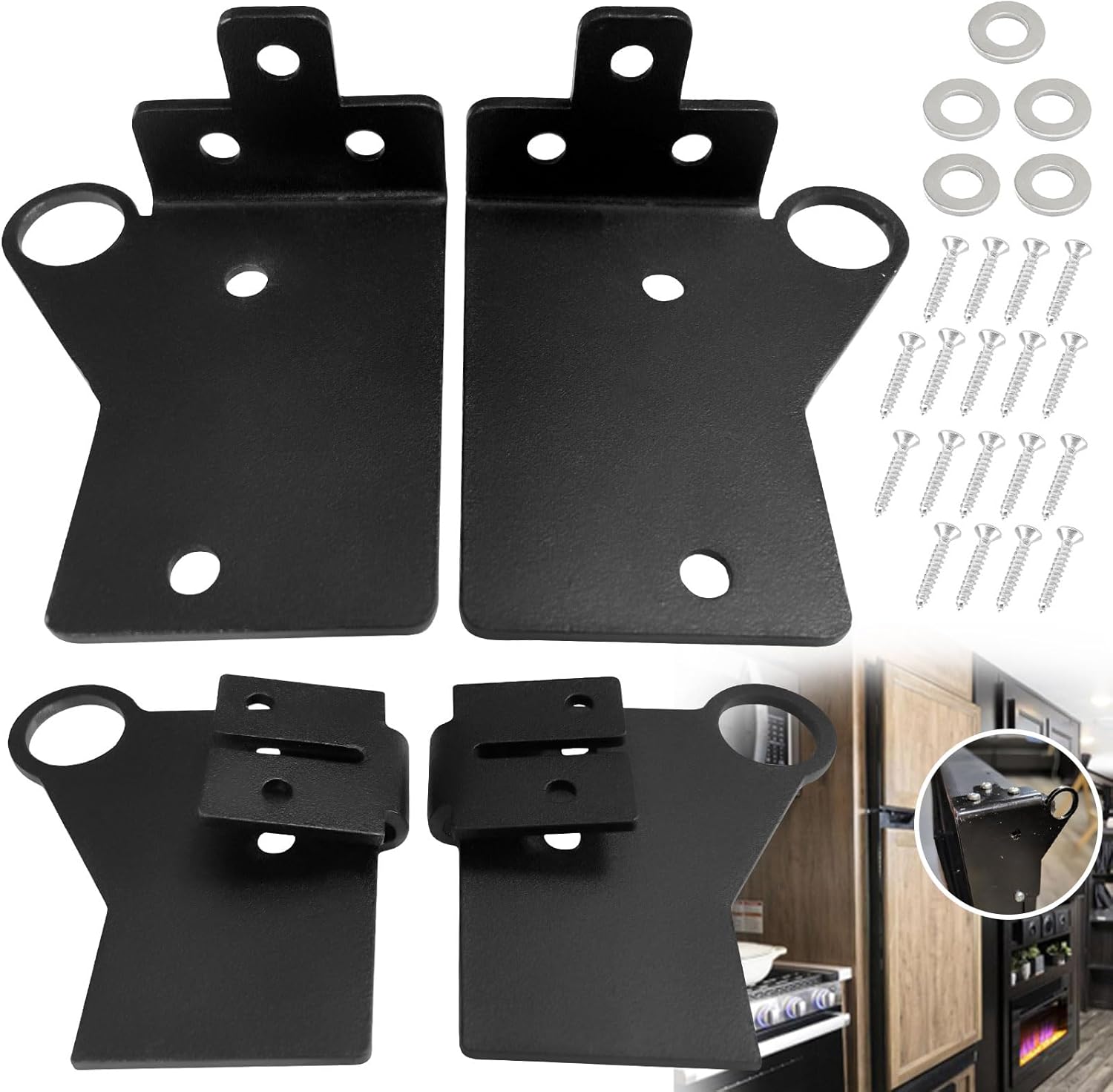 [오늘출발] 634166 Door Hinge Kit Compatible with Norcold Fits N6X N1095 N7X N7LX NALX NA7LX N8X NA8X NA8LX