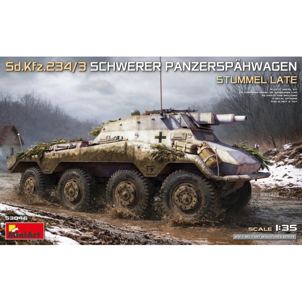 BE53046 1대35 Sd.Kfz.234/3 중장갑 정찰차 슈투멜 후기형