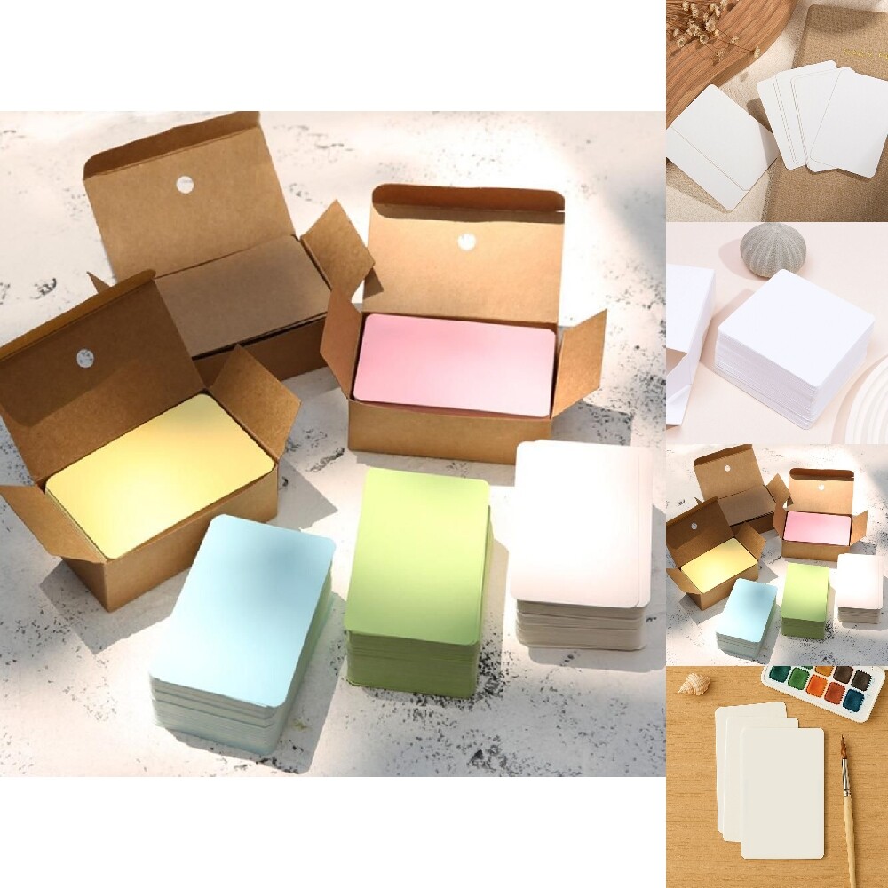 카드 메모지 100매 심플 메모 미니/어버이날/감사/무지/엽서/사과/영어/단어장/생일/메세지/포커/축하