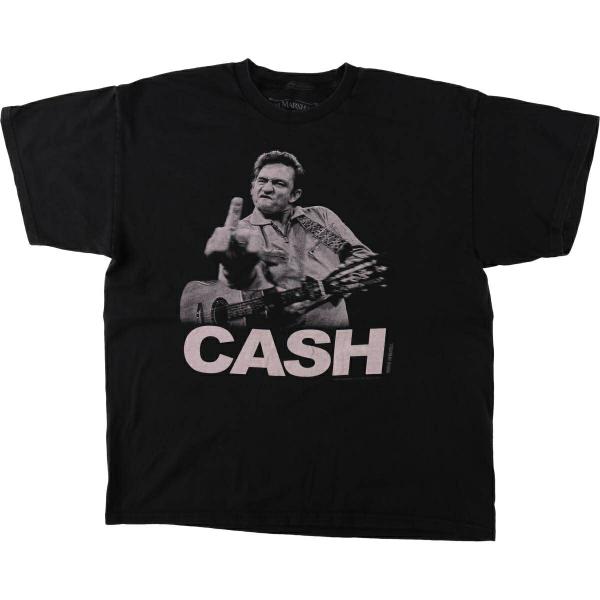 [중고,해외] 17366879 (중고) 헌 옷 JIM MARSHALL CLOTHING Johnny Cash 조니 캐쉬 밴드 T셔츠 밴 T