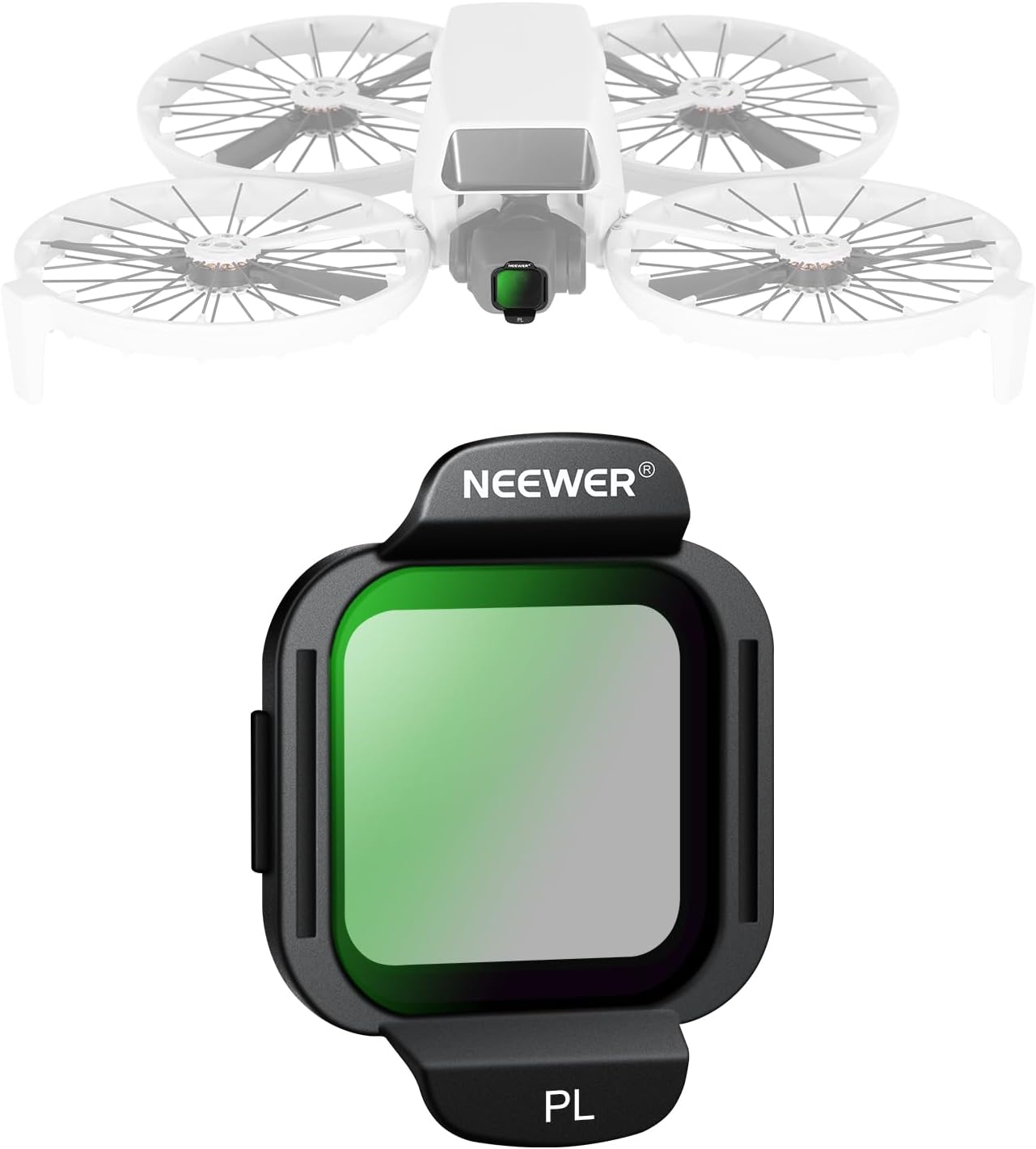 [오늘출발] DJI 플립 리토 X1 드론 액세서리와 호환되는 NEWER CPL 필터 멀티 코팅 HD 원형