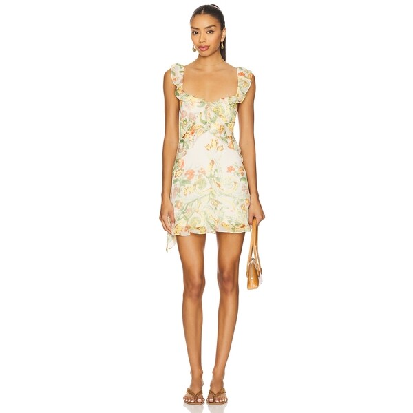 [해외] 리볼브직영몰 Free People BALI FLORA 미니 원피스 Floral 관부가세 포함 가격. 무료배송
