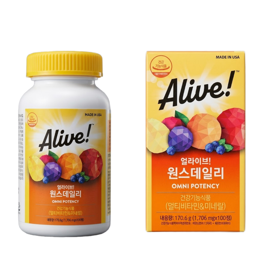 얼라이브 얼라이브 원스데일리 멀티비타민 1706mg x 100정