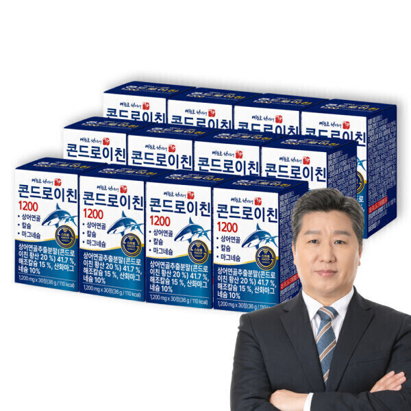 [오늘출발] 배한호원장의명작 배한호 원장의 명작 콘드로이친 1200 30정 12개 /직영점/(12개월분)/ 2개이상 구매시 할인/