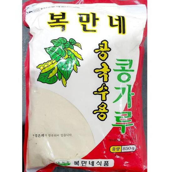 중면 업소용 식자재 복만네식품 콩국수용 콩가루 850g X4