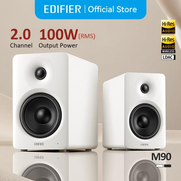 [오늘출발] 에디파이어 Edifier M90 바이앰프 2.0 스피커 컴팩트 디자인 블루투스 V6.0 LDAC 하이 레졸루션 오디오 무