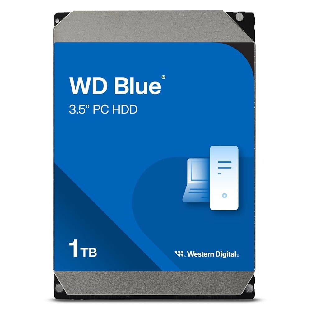[오늘출발] 웨스턴 디지털 1TB WD 블루 PC 내장 하드 드라이브 HDD - 7200RPM SATA 6GB/S 64MB 캐시 3.5인치 WD10EZEX