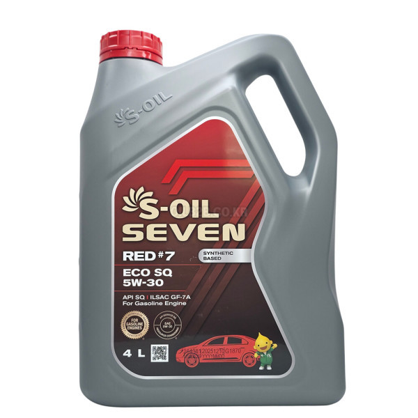 [에쓰오일][오늘출발] SOil 에스오일 세븐레드7 에코 SQ 5W30 4L 가솔린 LPG