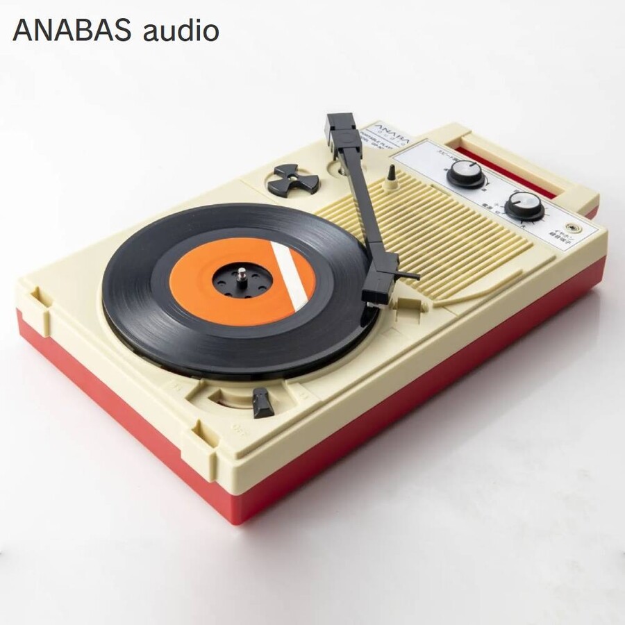 [해외] ANABAS 아나바스 휴대용 레코드 플레이어 턴테이블 벨트드라이브 스피커 GP-N3R