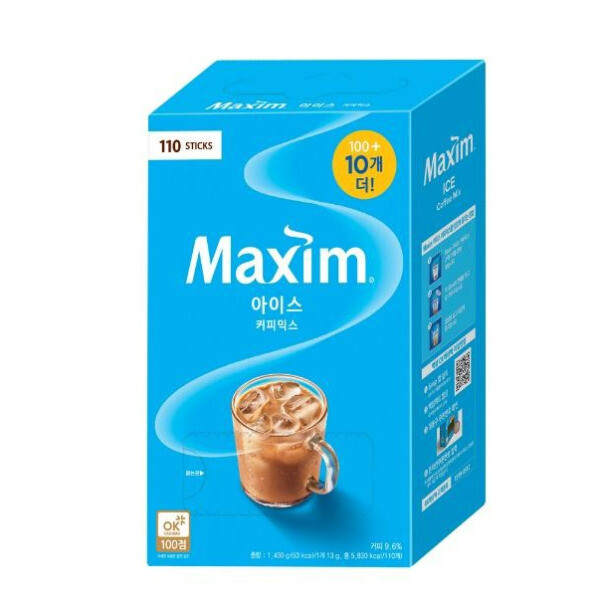 맛있는 110입  맥심 아이스 커피믹스 13g  동서식품 아이스커피믹스 아이스커피 여름아이스커피 맥심아이스