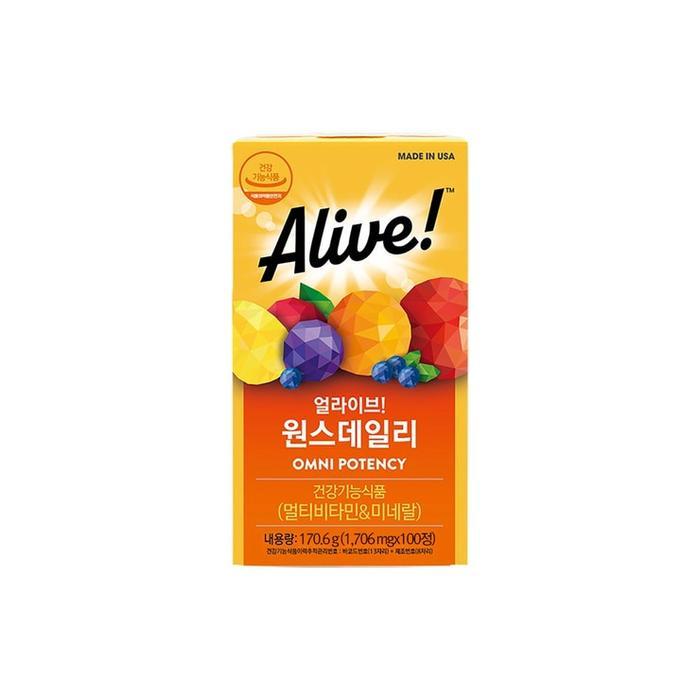 얼라이브 원스데일리 멀티비타민 1706mg x 100정 코스트코 두레샵2605