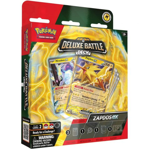 [해외] 포켓몬스터 TCG 나인테일스 ex/잽도스 ex 디럭스 배틀 덱 179490 Standard