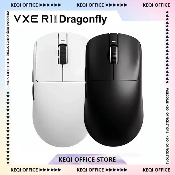 [오늘출발] ATK Vxe Dragonfly R1 Se Pro Max 마우스 무선 Bluetooth 게임용 마우스 Paw3395 경량 Pc 게임 액세서리 맞