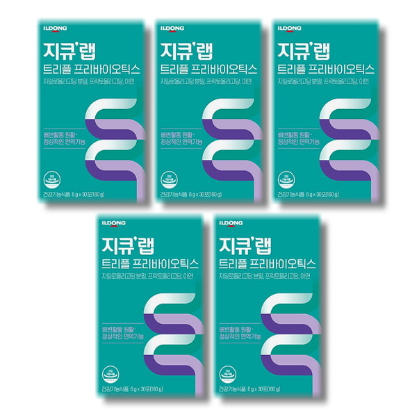 지큐랩 트리플 프리바이오틱스 6g x 30포 5박스