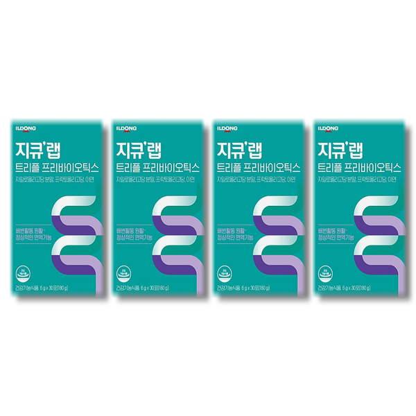지큐랩 트리플 프리바이오틱스 6g x 30포 4박스