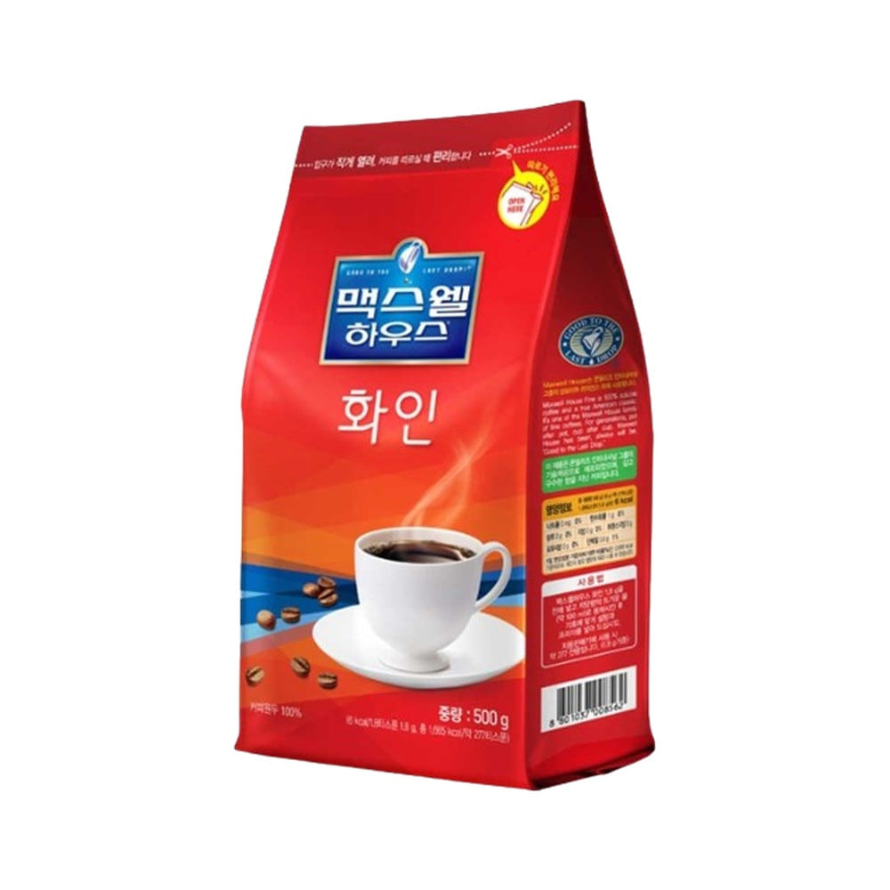 맥스웰 가루 분말 대량구매 스틱 옛날 인스턴트커피 화인 자판기용 500g 1개