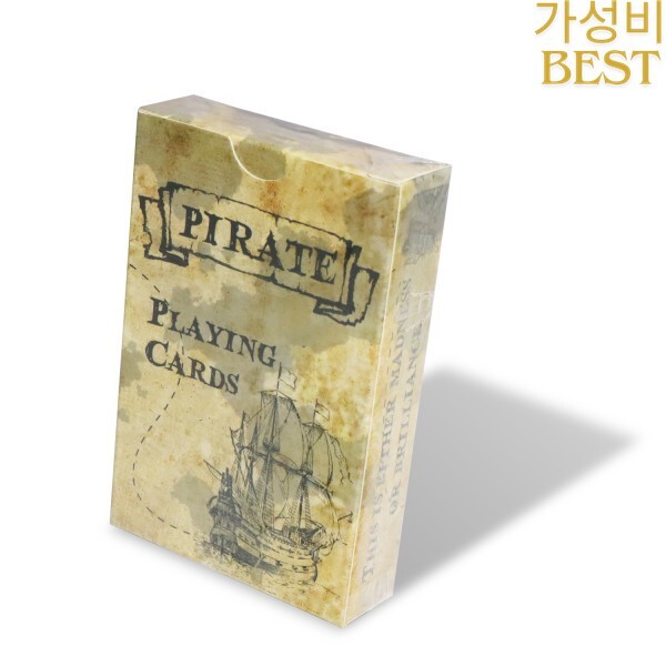 [오늘출발] [해외] 레트로 스타일 해적왕 놀이 카드 빈티지 브릿지 덱 포커 게임 60x90mm