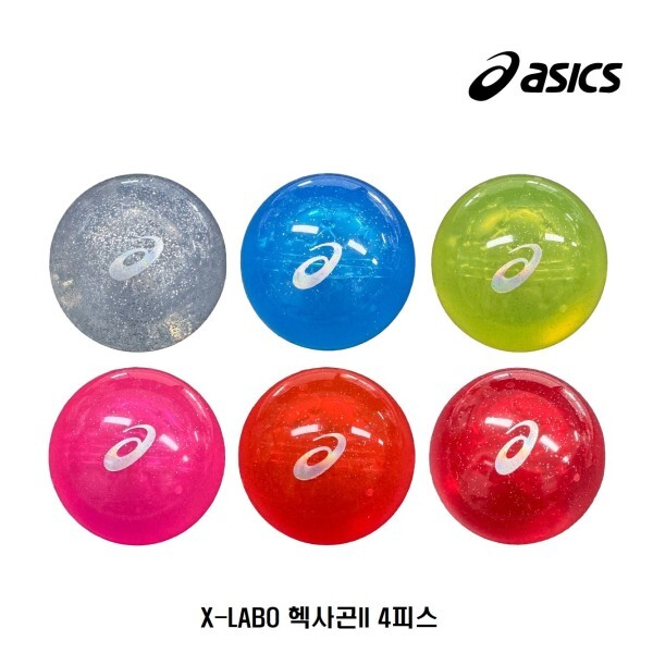 [오늘출발] 아식스 아식스 X-LABO 헥사곤2 4피스 파크골프공 일본병행수입