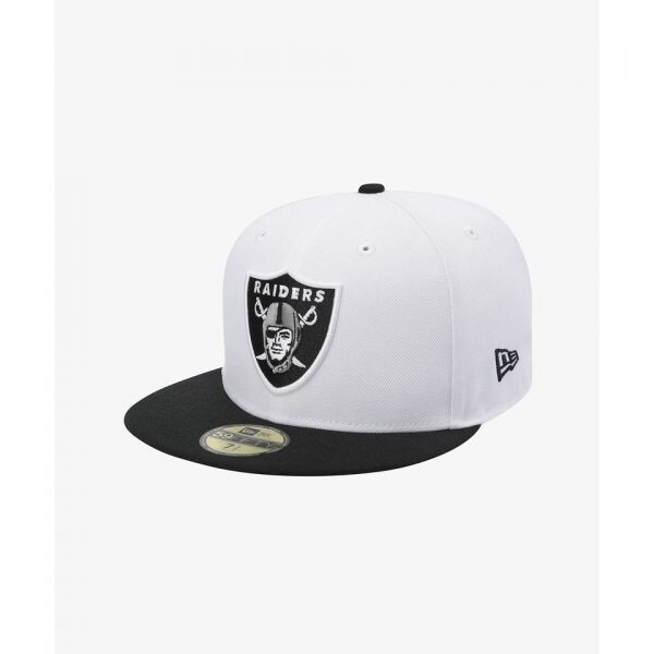 [해외] NEW ERA NFL 라스베이거스 레이더스 베이직 피티드캡 올틱화이트/블랙 15131687