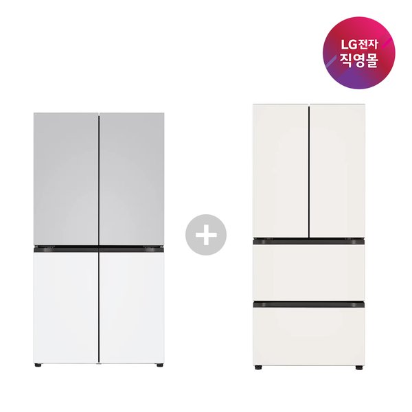 (LG)LG전자 직영 LG 세트상품 T876MEE012+Z403MEEF53 (냉장고+김치냉장고)