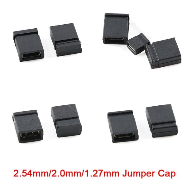 [오늘출발] [해외] 20개 폐쇄형 단락 회로 캡 2.54mm 2.0mm 1.27mm 점퍼 핀 블록 헤더용