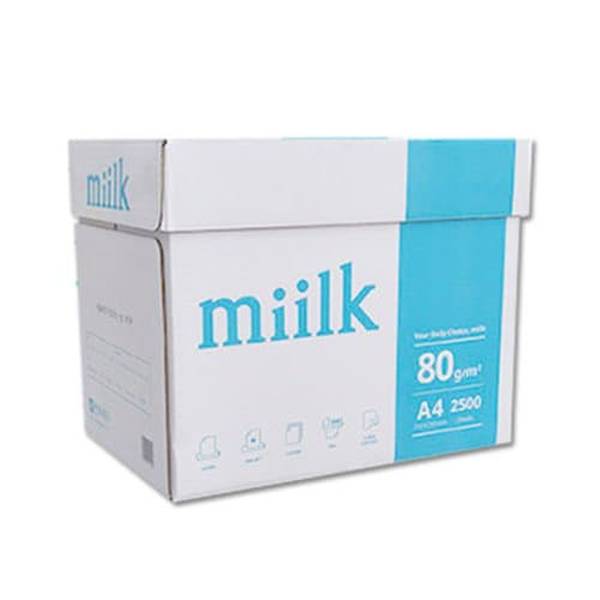 [오늘출발] (miilk)한국제지 MIILK 밀크 A4용지 80g 2500매 1박스 SGM1