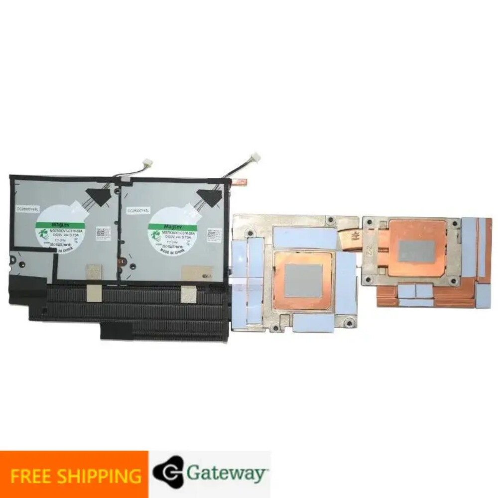 [해외] AliExpress GATE 028WXW 0MFWHG 28WXW MFWHG Precision 7670 M7670 A5500 CPU GPU 쿨러 방열판 팬기능