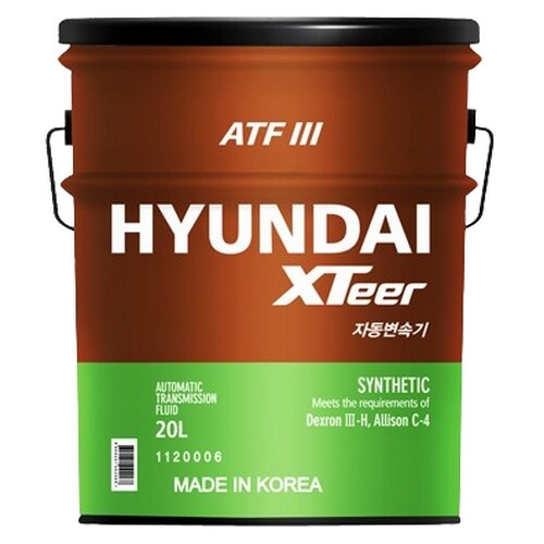 [오늘출발] 현대오일뱅크 엑스티어 ATF 3 20L 주문전 재고확인 필수