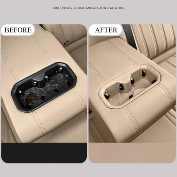 [호환] 호환 Renault Grand Koleos/GEELY Monjaro Xingyue L KX11 2024 2025 후면 팔걸이 음료 컵 슬롯 패드 용 실