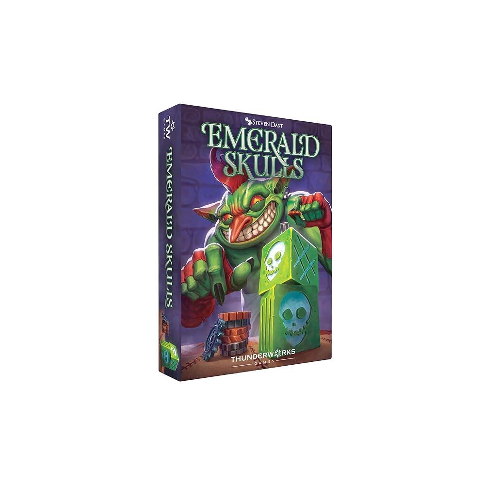 Thunderworks Games - Emerald Skulls | 실시간 베팅이 있는 주사위 게임 행운을 빕니다 전략 보드 빠른 액