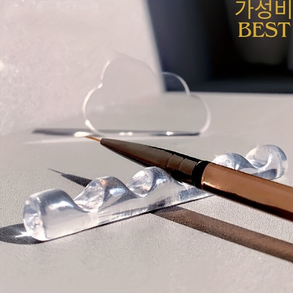 [오늘출발] [해외] 아크릴 멀티 슬롯 네일 브러쉬 홀더 디자인 젤 펜 거치대 살롱 및 가정용으로 이상적인 디스플레이 정리함