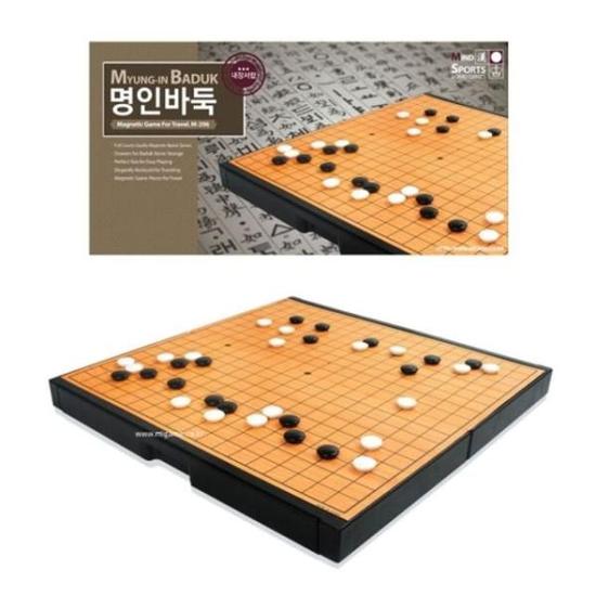 명인 중형자석바둑 M-206 보드게임/(290x285 중형접이식 (1개)