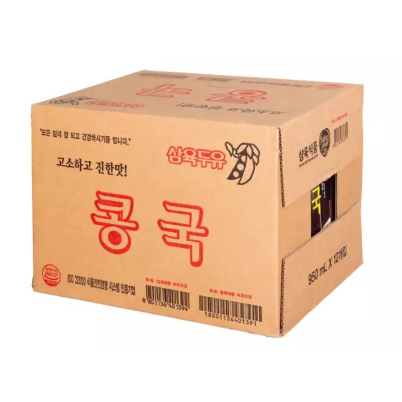 삼육 콩국 콩국물 950ml 12팩