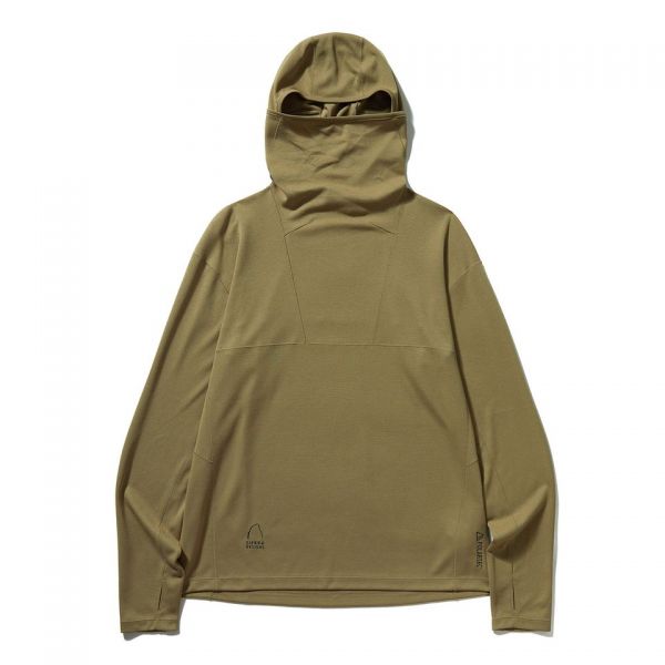 정품 시에라디자인 폴라텍 파워드라이 맨던홀 (MENDENHALL) 후드티셔츠 DARK BEIGE 1067470