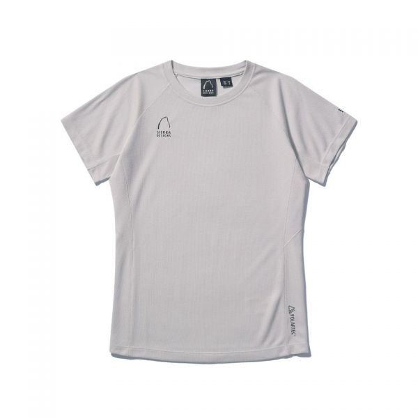 정품 시에라디자인 W) 폴라텍 파워드라이 맨던홀 (MENDENHALL) 반팔티셔츠 LIGHT GREY 1067164