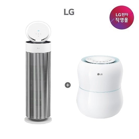 LG전자 LG 퓨리케어 공기청정기+가습기 세트 AS155GWDL+HW300BBB