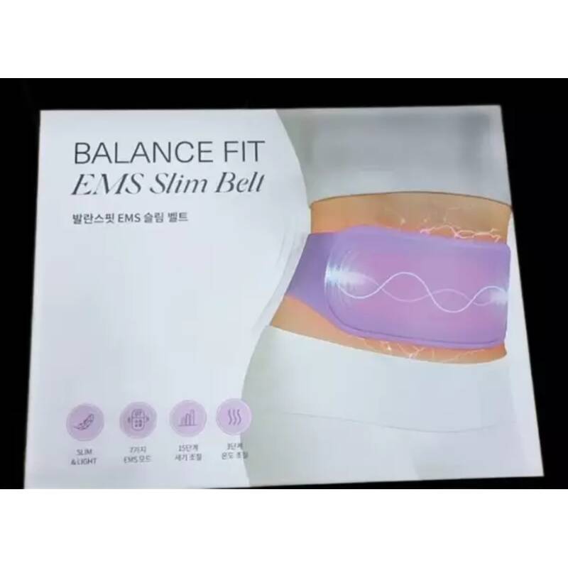 발란스핏 발란스핏 EMS 슬림 벨트 PRO 퍼플 복부운동 허리운동 뱃살제거 근력향상