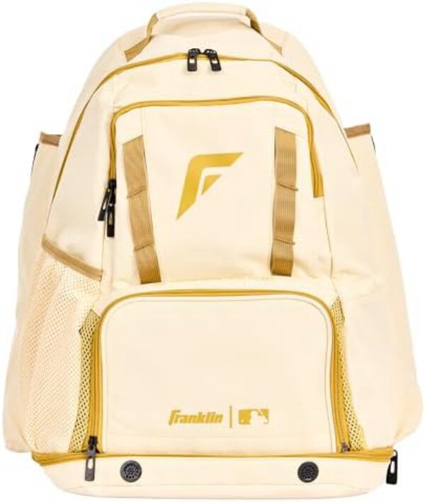 [해외] Franklin Sports MLB 게임데이 야구 + 소프트볼 백팩 - 성인 + 청소년 장비 + 배트 백 - 배팅 장갑  헬멧