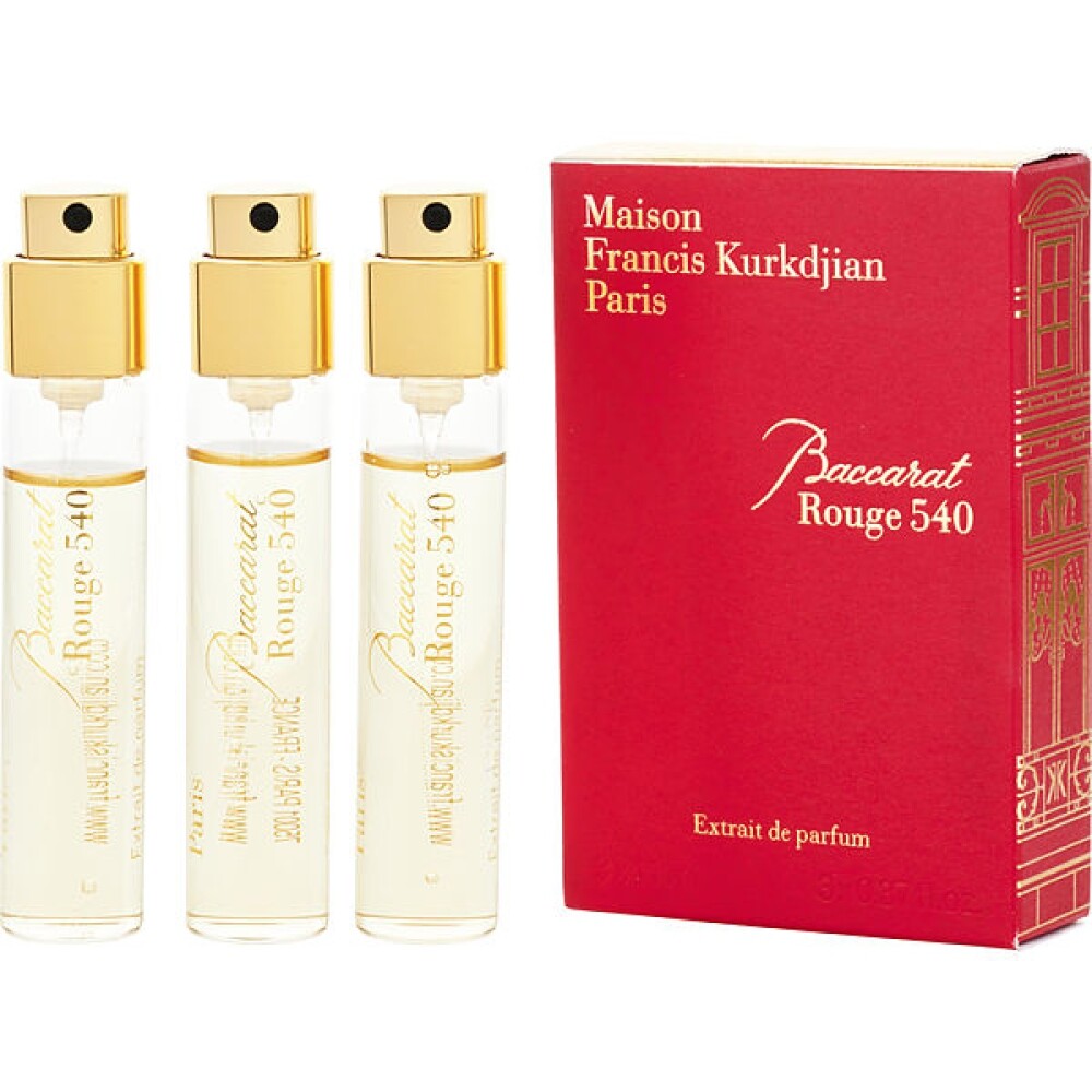 [해외] 메종 프란시스 Maison Francis Baccarat Rouge 540 Mini Trio EXtrait De Parfum Spray Refill 11ml X 3 바