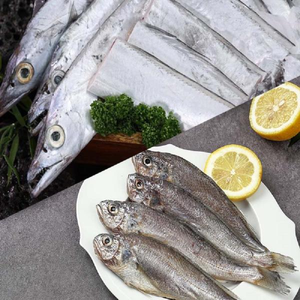 해담제주 갈치 160g  15팩 (45토막) + 굴비 700g  1팩 (10마리)