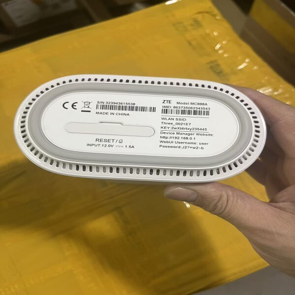 [오늘출발] 티노구 ZTE MC801A MC888 5G CPE Wi-Fi 6 AX3600 무선 모뎀 SDX62 NSA 4G LTE CAT19 라우터 (SIM 카드 슬롯