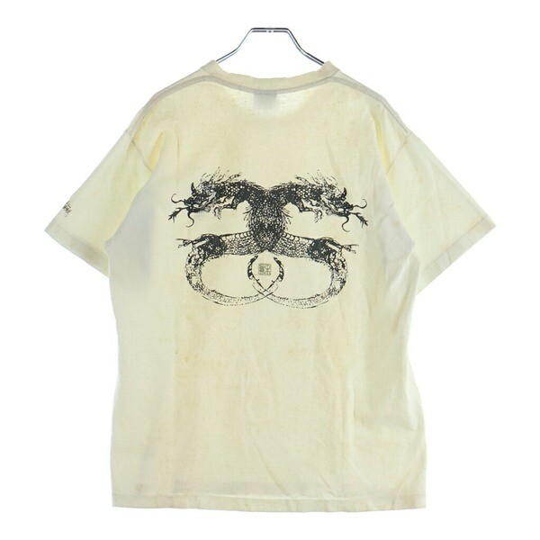[중고,해외] 18852594 (중고) STUSSY(스튜시) 사이즈:M 90s Dragon SS Link Tee 드래곤 SS링크 로고