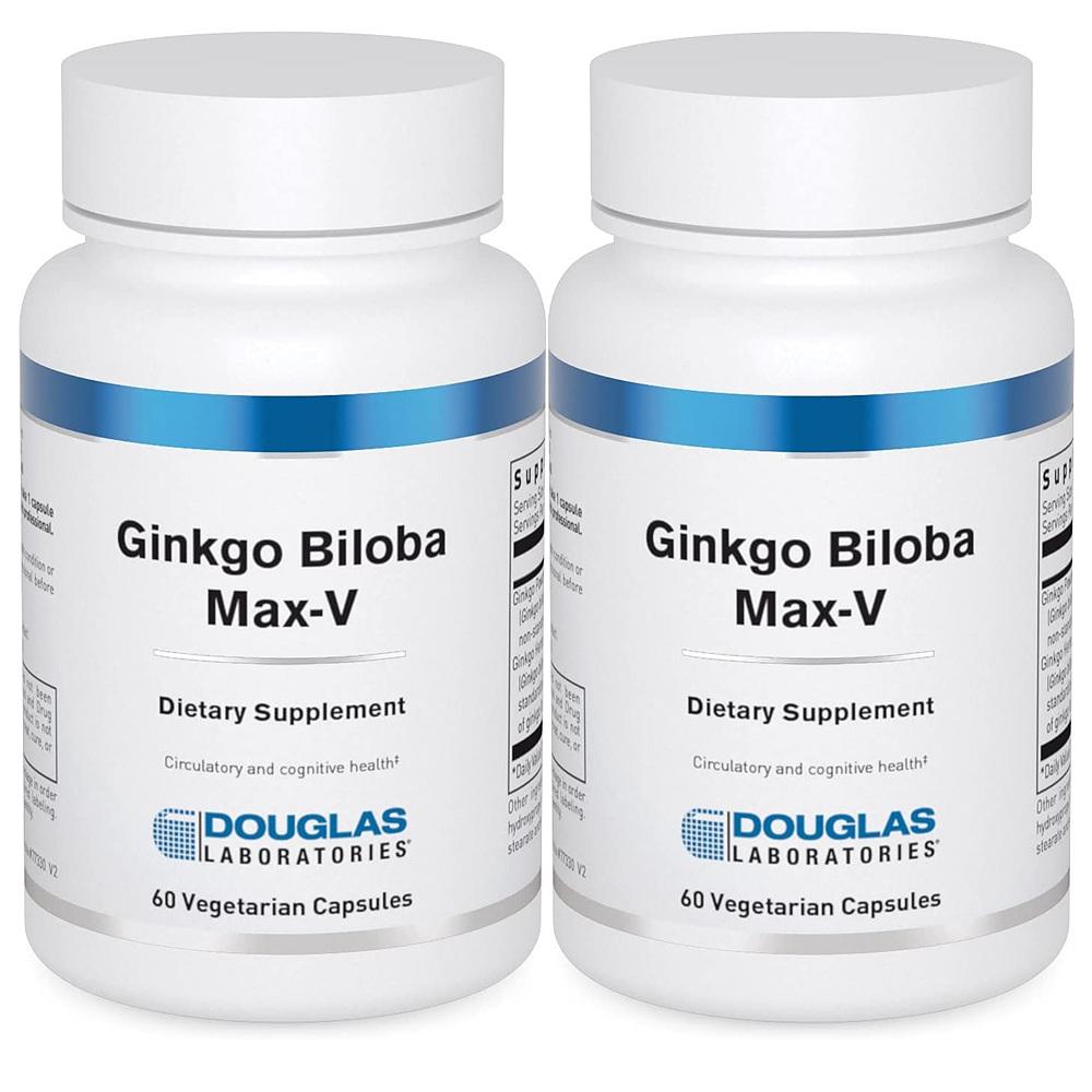 [해외] Douglas Labs Ginkgo Biloba Max V 더글라스 랩스 징코 빌로바 맥스 브이 캡슐 60정 2개