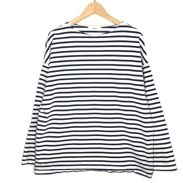 [중고,해외] 18894124 (중고) 중고marka | 마카 BASQUE SHIRT ORGANIC COTTON 보더 긴팔 T셔츠