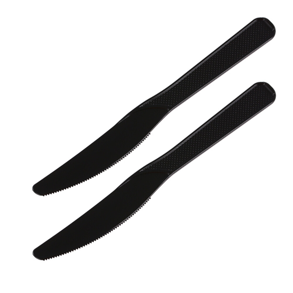 [오늘출발] 일회용 나이프 16.5cm 벌크포장 블랙 100개