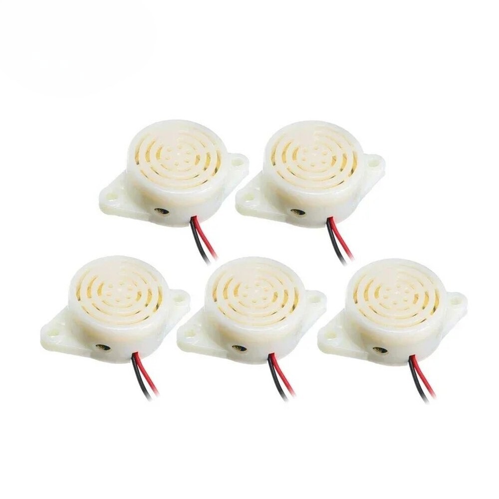 [오늘출발] [해외] 10 PCS SFM 27 버저 95DB 활성 데시벨 24V 12V 전자 ARDUINO 간헐적 경고음