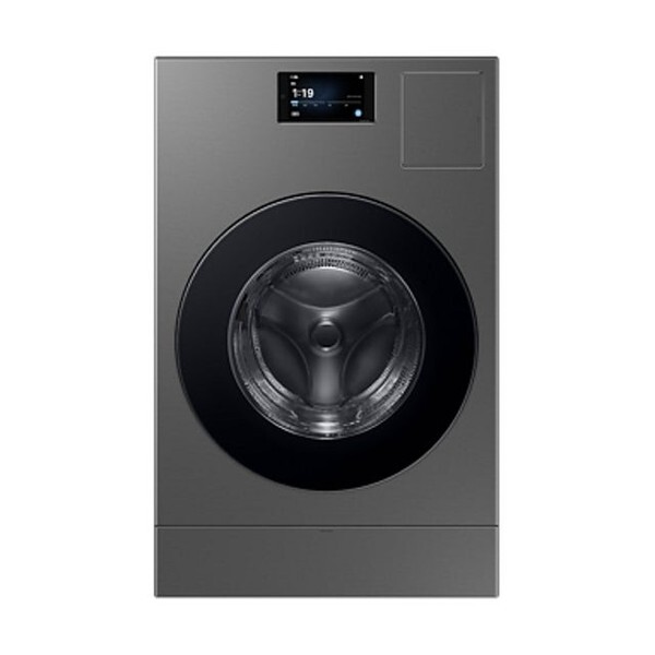 [오늘출발] 삼성전자 비스포크AI콤보 25/18kg (177.8mm LCD) 다크스틸(WD90F25AHS)