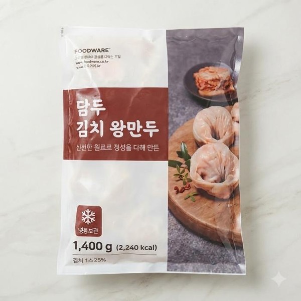 푸드웨어 담두 김치왕만두 1.4kg x 1개 51589225)